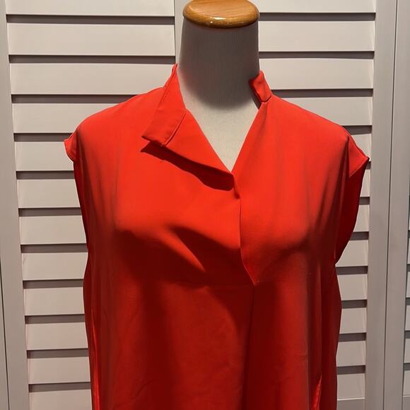 RACHEL Rachel Roy Dress in a Brilliant Orange with Pockets - Picture 2 of 13